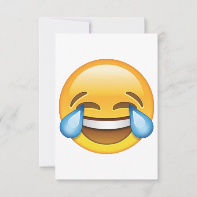 Laughing Gråtande Tårar av Joy emoji (Framsida)