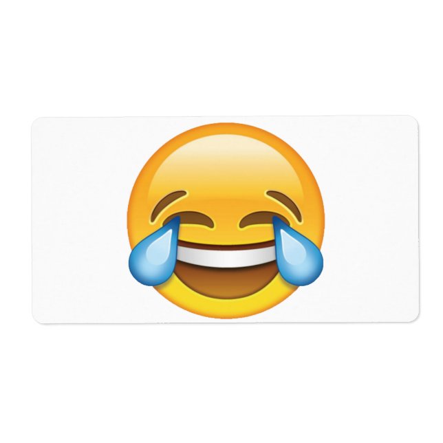 Laughing Gråtande Tårar av Joy emoji Fraktsedel (Framsidan)