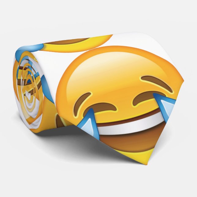 Laughing Gråtande Tårar av Joy emoji Slips (Rullad)