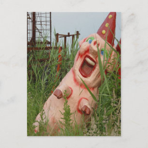 Laughing Gris Vykort