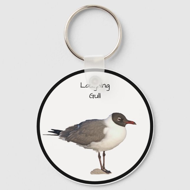 Laughing Gull Nyckelring (Framsida)