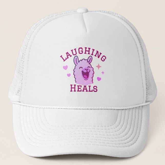 Laughing Heals Llama Truckerkeps (Framsida)