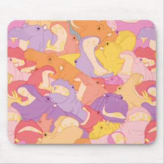Laughing Hippos - warm colours Musmatta