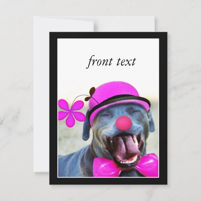 Laughing Hund Inbjudningar (Framsida)