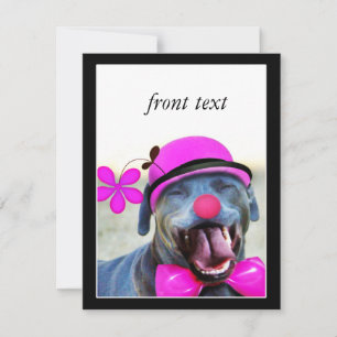 Laughing Hund Inbjudningar