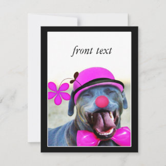 Laughing Hund Inbjudningar