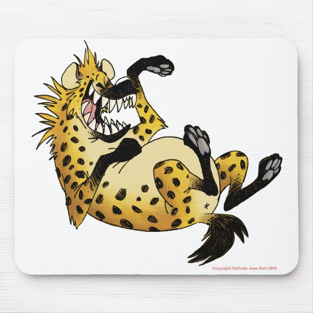 Laughing Hyena mousepad Musmatta (Framsidan)