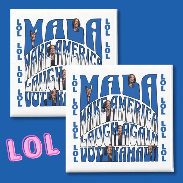 Laughing Kamala Magnet (Skapare uppladdad)