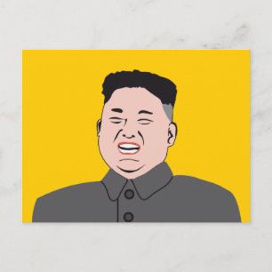 Laughing Kim Jon-un Vykort