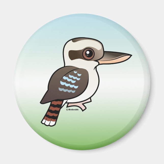 Laughing Kookaburra Magnet (Framsidan)