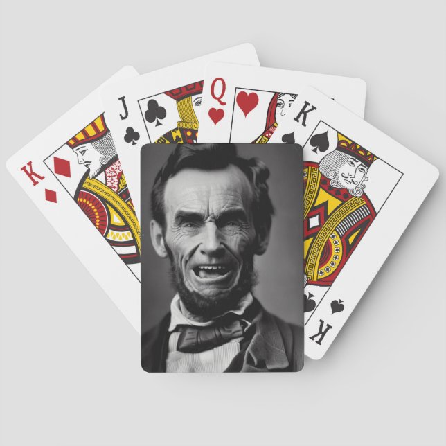 Laughing Lincoln Casinokort (Baksidan)