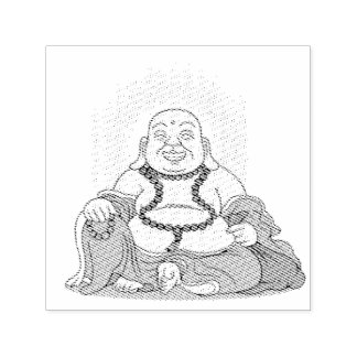 Laughing Maitreya Buddha självinking frimärke Självfärgande Stämpel