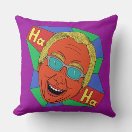 Laughing Man (Artist Self-Porträtt) Kudde