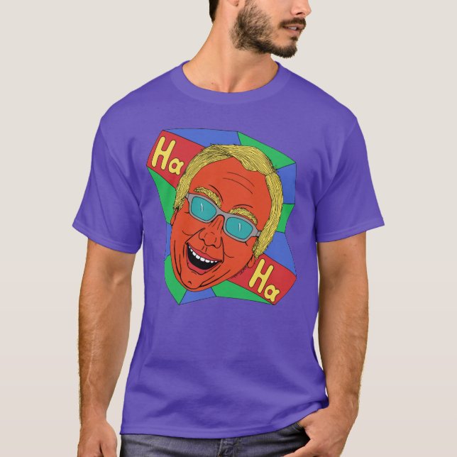 Laughing Man (Artist Self-Porträtt) T Shirt (Framsida)
