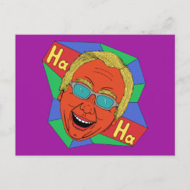 Laughing Man (Artist Self-Porträtt) Vykort