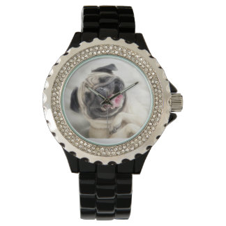 Laughing Pug Watch Armbandsur