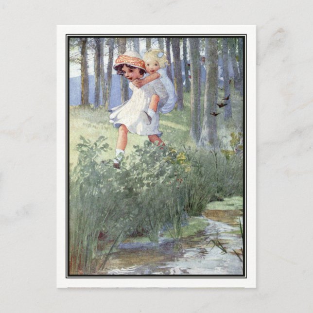 Laughing Sång by Honor C. Appleton Vykort (Framsida)