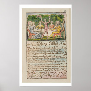 "Laughing Sång", tallrik 26 från "Sång i Oskuld Poster