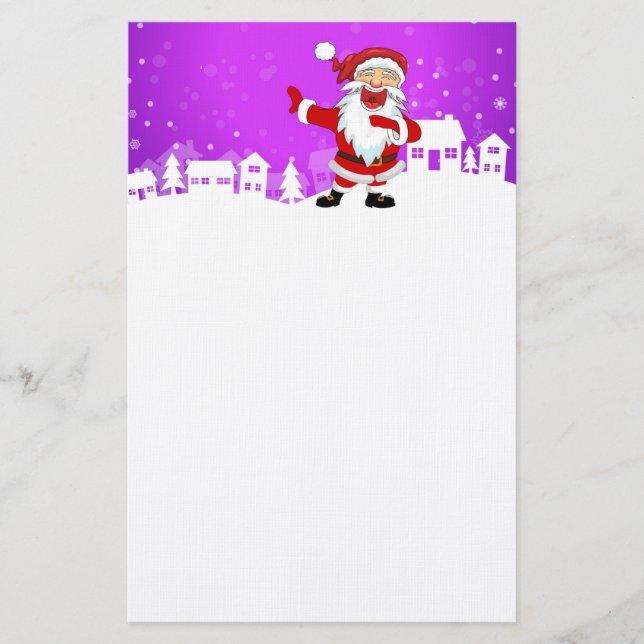 Laughing Santa Brevpapper (Framsida)