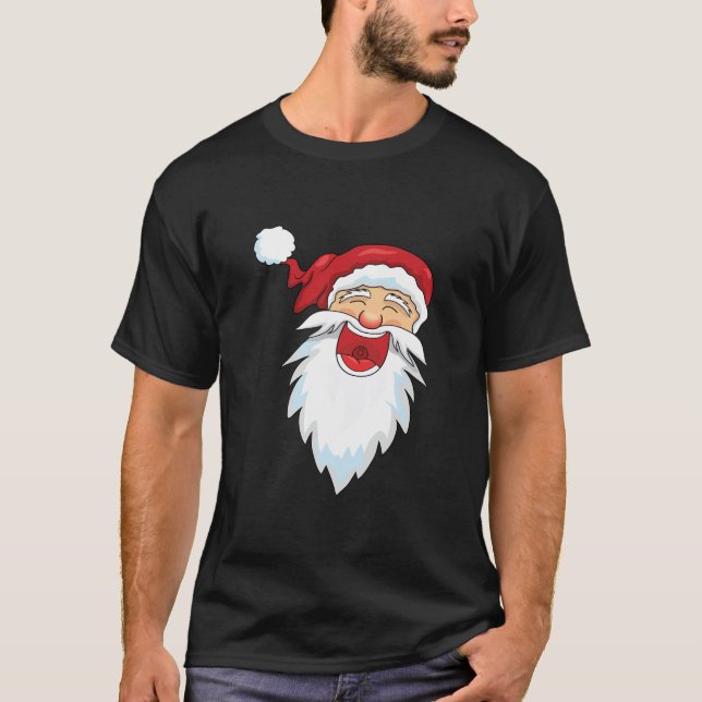 Laughing Santa T Shirt (Framsida)