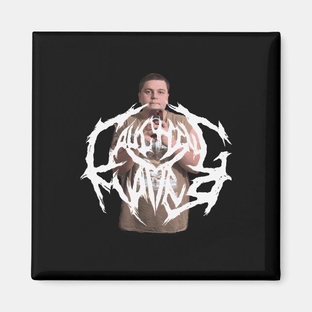 Laughing Sticker Magnet (Framsidan)