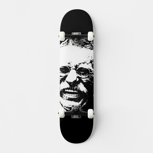 Laughing Teddy Mini Skateboard Bräda 18,5 Cm (Framsida)