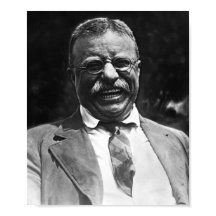 Laughing Theodore Roosevelt Photo