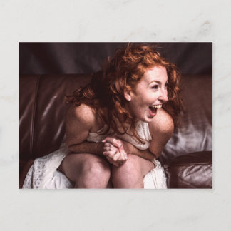 Laughing Young Actress Vykort