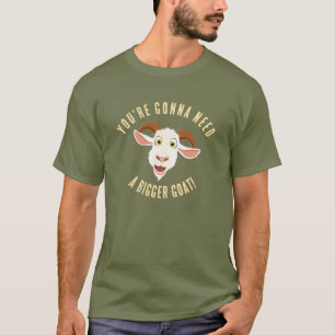 Laughny Goat Berömd Movie Quote T Shirt