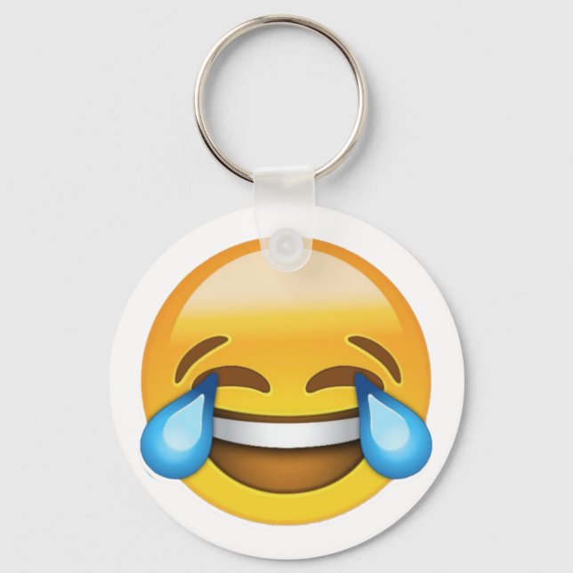 Laughout Loud Emoji Keychain Nyckelring (Framsida)