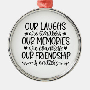 *LAUGHS, MEMORIES & VÄNSKAP* ORNATION JULGRANSPRYDNAD METALL