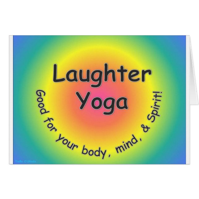 LaughterYoga Hälsningskort (Framsidan Horizontal)