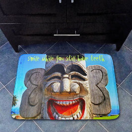 Laughtotem Photography Smile Quote Typography Badrumsmatta