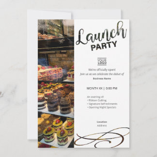 Launch Party Invitation Template Inbjudningar