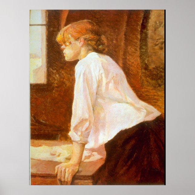 Laundress av Toulouse-Lautrec Poster (Framsidan)