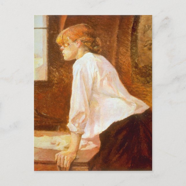 Laundress av Toulouse-Lautrec Vykort (Framsida)
