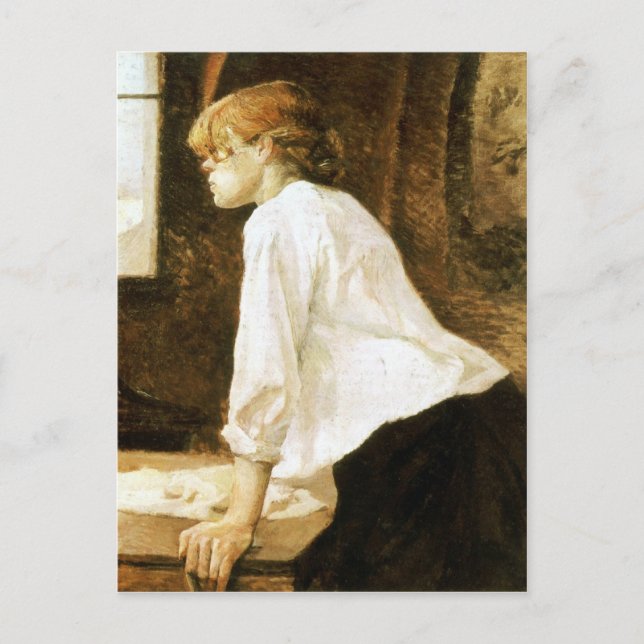 Laundress av Toulouse-Lautrec Vykort (Framsida)