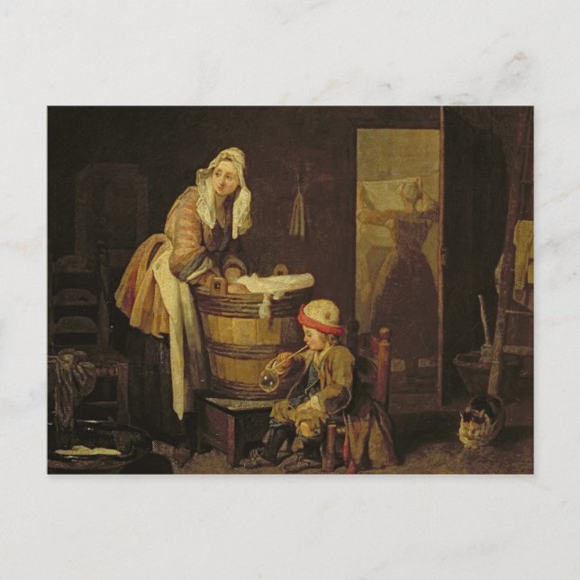 Laundress Vykort (Framsida)