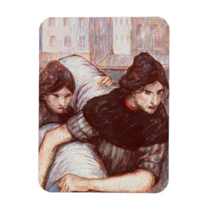 Laundressesna, 1898 (pastell på kanfas) magnet