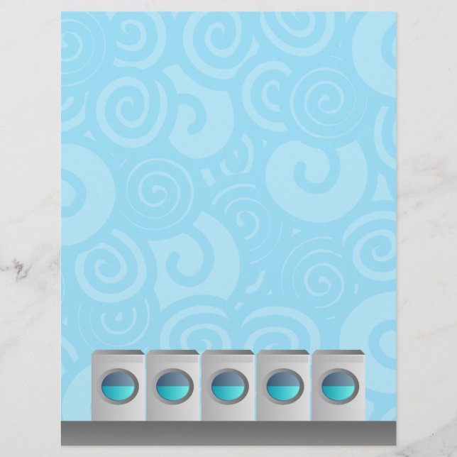Laundromat Letterhead (Framsida)