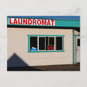 Laundromat Vykort