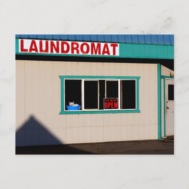 Laundromat Vykort (Framsida)