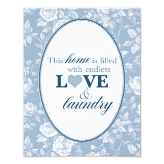 Laundry Room Print | Love and Laundry Fototryck