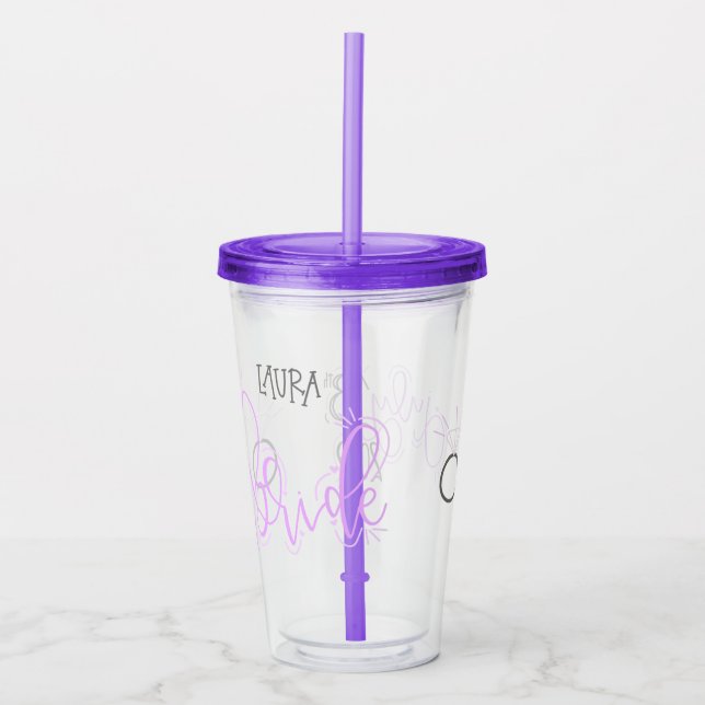 Laura brudTumbler Take Away Mugg (Framsida)