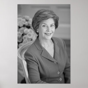 Laura Bush Officiell Porträtt - 2005 Poster