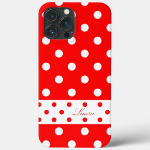 Laura - Cute Polka dots med ditt namn -