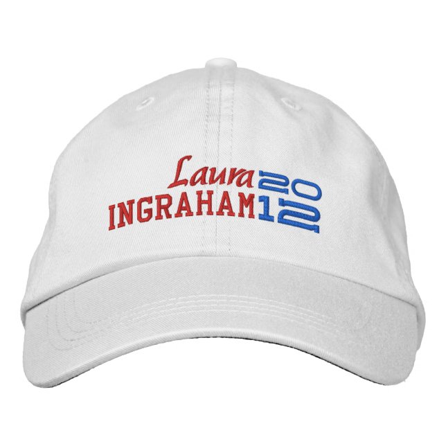 Laura Ingraham For President 2012 Broderad Keps (Framsida)