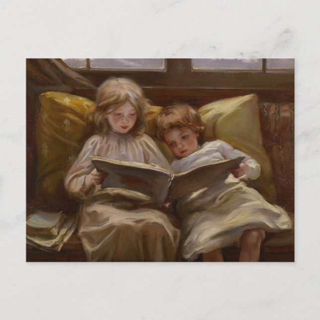 Laura Muntz Lyall - Intressant berättelse Vykort (Framsida)