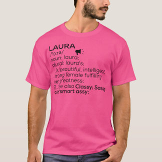 Laura Namn Definition Laura Female Namn T Shirt