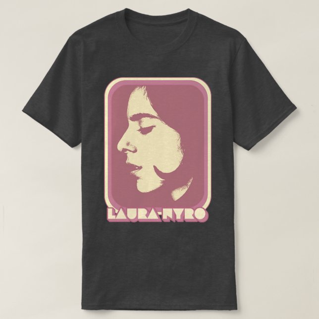 Laura Nyro Retro 70s Stil Fläkt Art Design 1 T Shirt (Design framsida)
